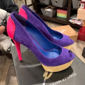 Brian Atwood high heels for sale, size 6.5
